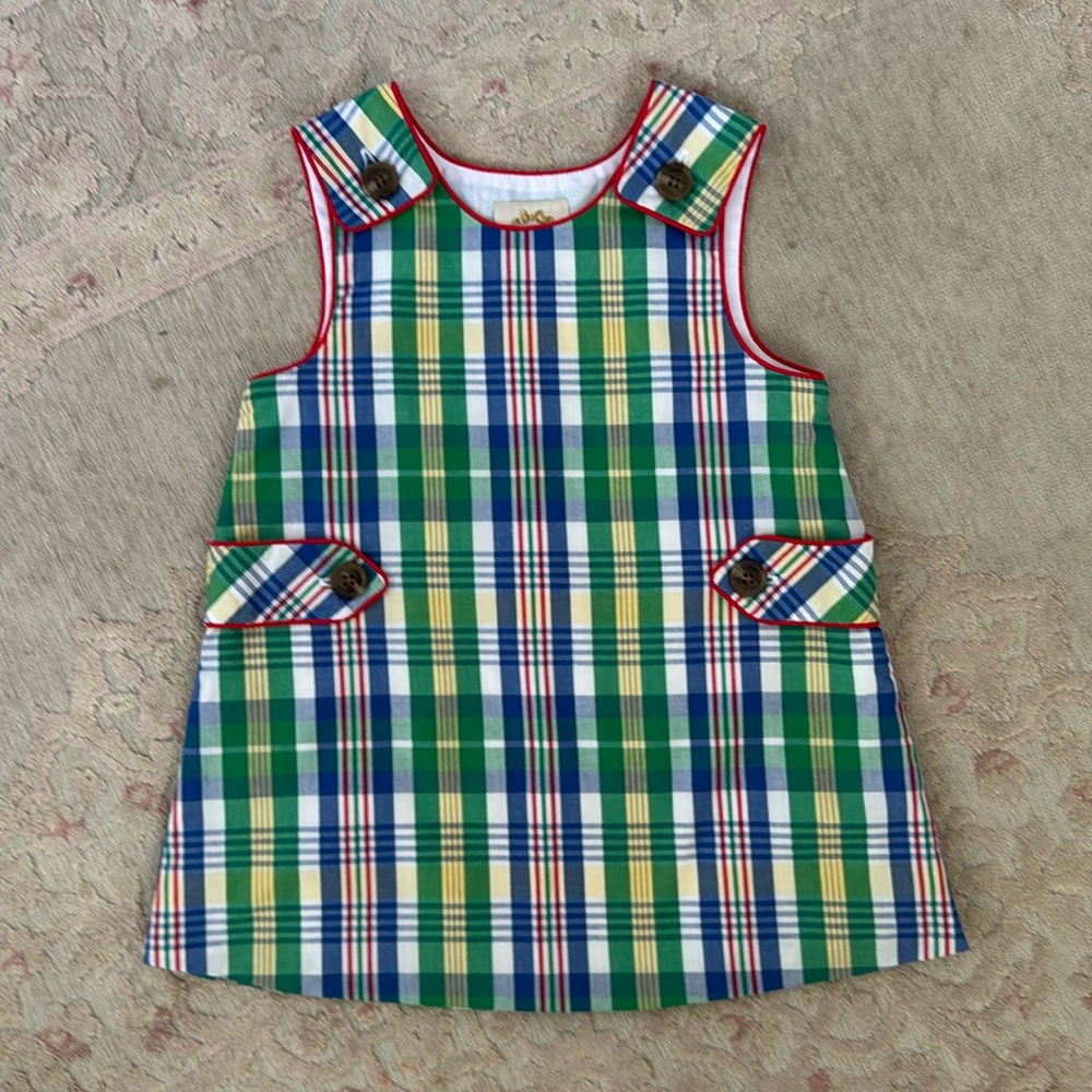 TBBC plaid jumper size 3